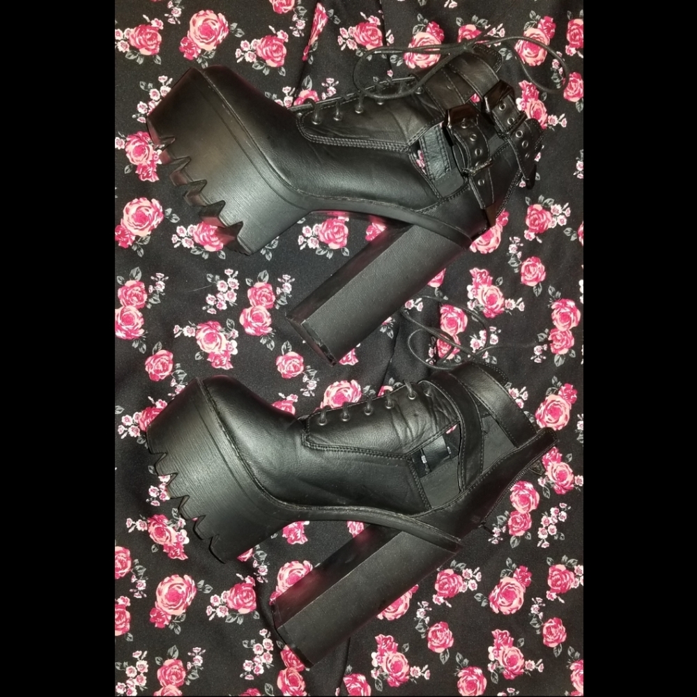 Black Platform Heels